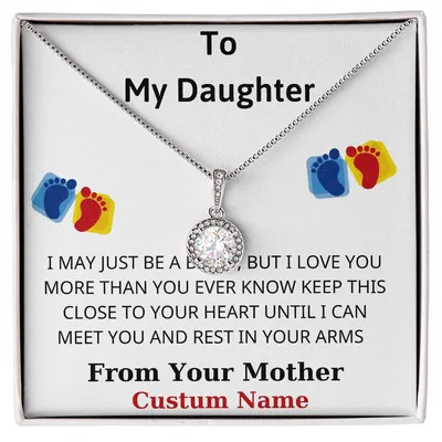 Gift For Daughter, Daughter Necklace, From Mother To Daughter, From Father To Daughter Daughter's Birthday, Daughter's Graduation, Christmas Gifts, Anniversary Gift, Valentine's Day, Wedding Necklace, Mothers Day Gifts, Grown Up Daughter