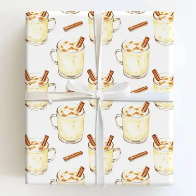 Cinnamon Cheer - Gift Wrap for Christmas, Holidays Wrapping Paper, Christmas Wrapping Paper