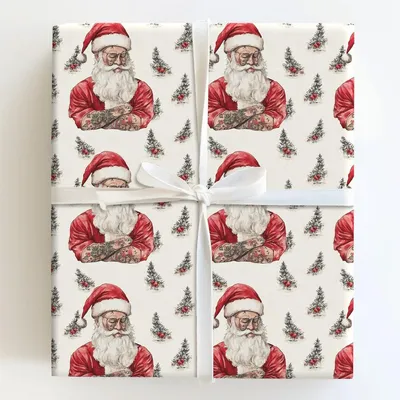 Merry and Marked - Gift Wrap for Christmas, Holidays Wrapping Paper, Christmas Wrapping Paper