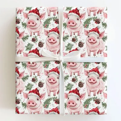 Dont Be a Snout - Gift Wrap for Christmas, Holidays Wrapping Paper, Christmas Wrapping Paper