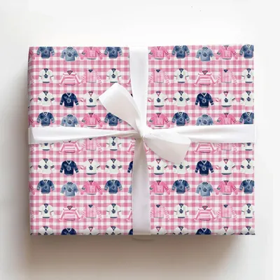 Maverick Jersey - Gift Wrap for Christmas, Holidays Wrapping Paper, Christmas Wrapping Paper