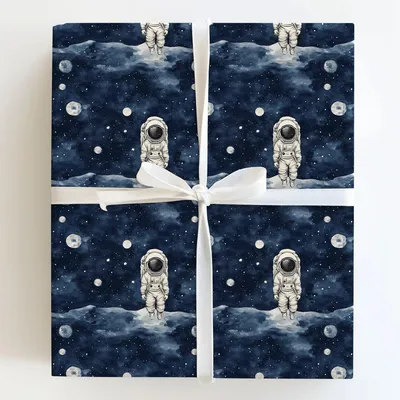 Cosmic Stepper - Gift Wrap for Christmas, Holidays Wrapping Paper, Christmas Wrapping Paper