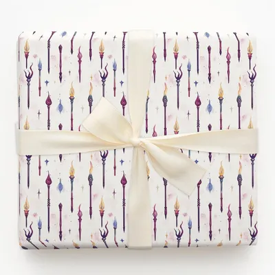 Spell Focus - Gift Wrap for Christmas, Holidays Wrapping Paper, Christmas Wrapping Paper