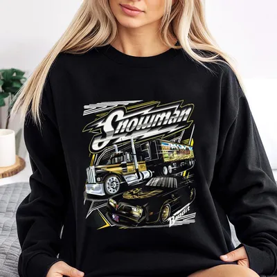 Smokey And The Bandit Men'S Snowman Sweatshirt, Screen Printed In Vibrant Colors, Classic Graphic Sweatshirt Fabric Menswear