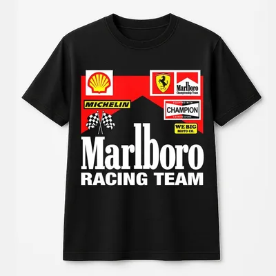 Unisex Gangster Marlboro Racing T-Shirt Marlboro T-Shirt Father'S Dad Gifts Idea Father'S Dad T-Shirt Vdbventures