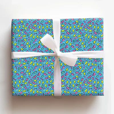 Pop Rock - Gift Wrap for Christmas, Holidays Wrapping Paper, Christmas Wrapping Paper