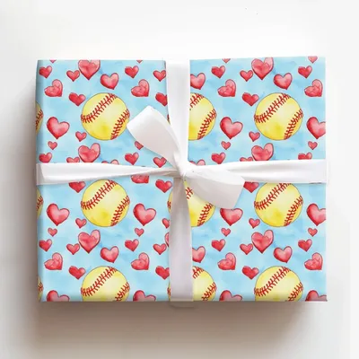 Catch My Heart - Gift Wrap for Christmas, Holidays Wrapping Paper, Christmas Wrapping Paper