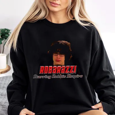 Robbie Shapiro Robarazzi Meme Essential Sweatshirt For Dj Matt Bennett Fans Parties Casual Sweatshirt