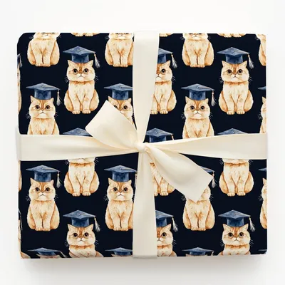 Persian Graduate - Gift Wrap for Christmas, Holidays Wrapping Paper, Christmas Wrapping Paper
