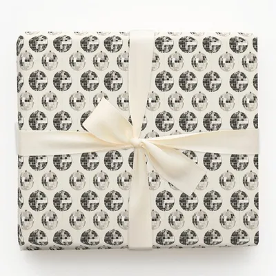 Disco Ball Delight - Gift Wrap for Christmas, Holidays Wrapping Paper, Christmas Wrapping Paper