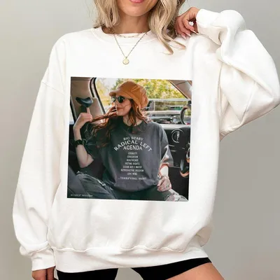 Radical Left Agenda Sweatshirt Progressive Political Sweatshirt Liberal Protest Sweatshirt Equality Feminist Gift Unisex Graphic Cotton