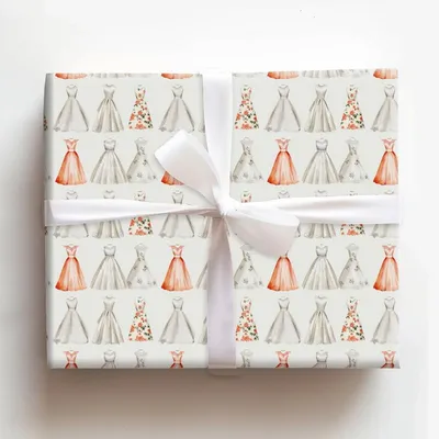 Always the Bride - Gift Wrap for Christmas, Holidays Wrapping Paper, Christmas Wrapping Paper