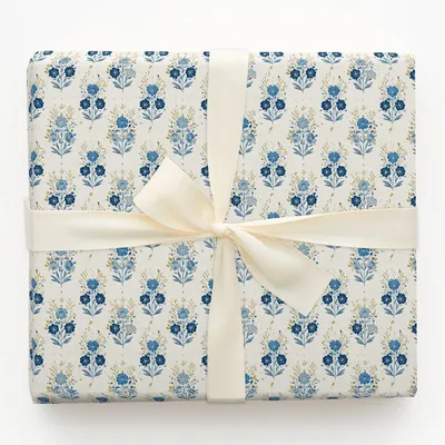 Hanukkah Florals - Gift Wrap for Christmas, Holidays Wrapping Paper, Christmas Wrapping Paper