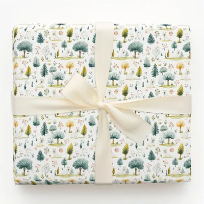 Park Day with the Westies - Gift Wrap for Christmas, Holidays Wrapping Paper, Christmas Wrapping Paper