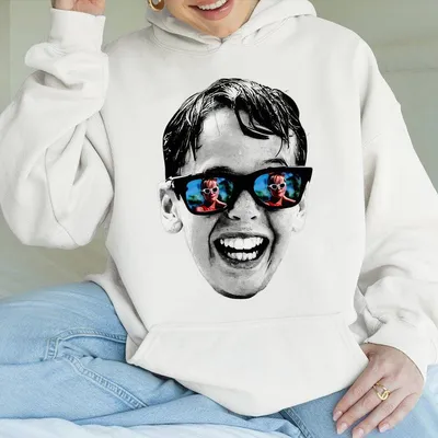The Sandlot Big Face Hoodie, L7 Weenie Hoodie, Retro Funny Graphic Hoodie With Sunglasses Print, The Sandlot Inspired Hoodie, Soft Unisex Humor Hoodie