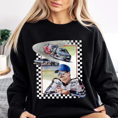 Vintage Dale Earnhardt Sr Nascar Sweatshirt  Classic Racing Fan Apparel Motorsports Edition