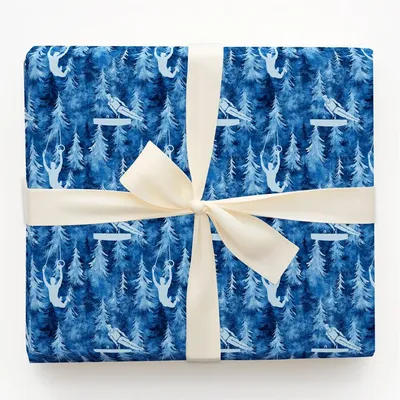 Blue Champion - Gift Wrap for Christmas, Holidays Wrapping Paper, Christmas Wrapping Paper