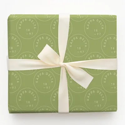 1897 Circle Seal - Gift Wrap for Christmas, Holidays Wrapping Paper, Christmas Wrapping Paper