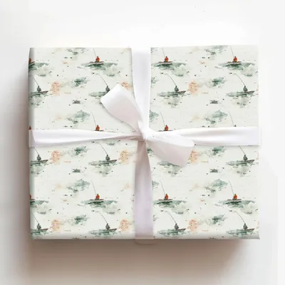 Current Caught - Gift Wrap for Christmas, Holidays Wrapping Paper, Christmas Wrapping Paper