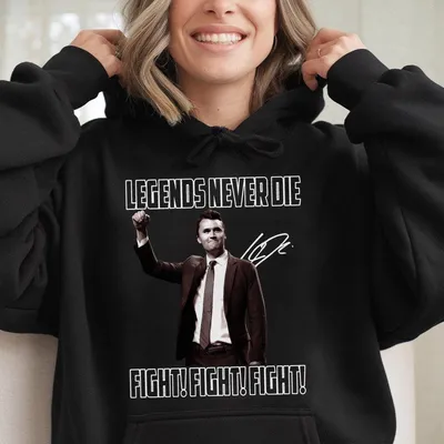 Charlie Kirk Legends Never Die Hoodie Hoodie Gift For Him Gift For Her Siemens