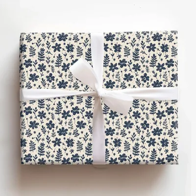 Doodle the Daisy - Gift Wrap for Christmas, Holidays Wrapping Paper, Christmas Wrapping Paper