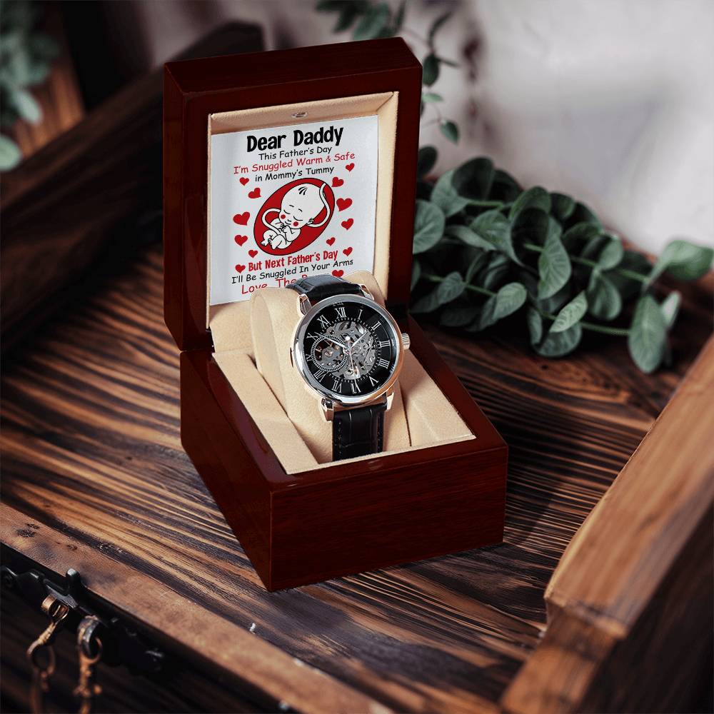 Dad To Be Openwork Watch