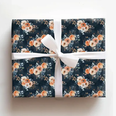Dark Rosewood - Gift Wrap for Christmas, Holidays Wrapping Paper, Christmas Wrapping Paper