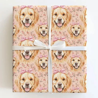 Bows and Tails - Gift Wrap for Christmas, Holidays Wrapping Paper, Christmas Wrapping Paper