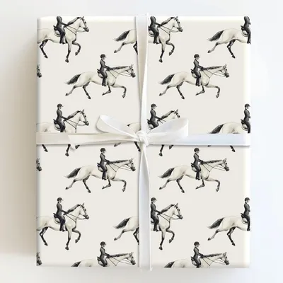 Bridle Beauty - Gift Wrap for Christmas, Holidays Wrapping Paper, Christmas Wrapping Paper