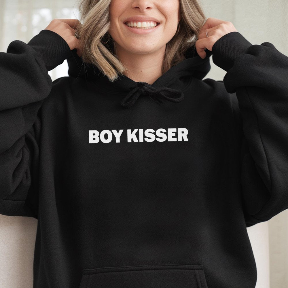 Boy Kisser Hoodie Gay Hoodie Hoodie For Gay Friend Pride Hoodie Funny Hoodie Funny Gift Hoodie For Friend Funny Gag Gift Lgb