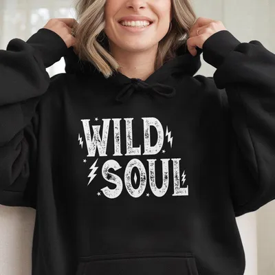 Wild Soul Hoodie, Western Boho Hoodie, Hippie Cowgirl Hoodie, Vintage Inspired Hoodie, Perfect For Boho Lovers, Gift For Her, Women’S Top