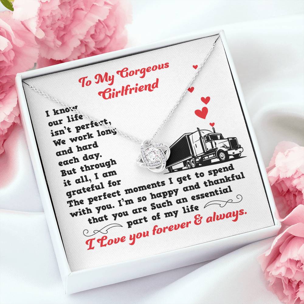 Trucker's Girlfriend - Love Knot Necklace