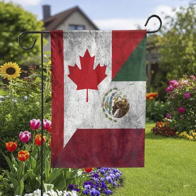 Vertical Garden - Mexico Canadian Vertical Garden Flag