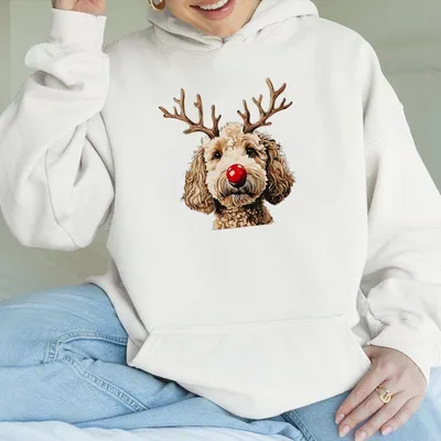 Christmas Goldendoodle Hoodie, Christmas Dog Hoodie, Dog Lover Gift