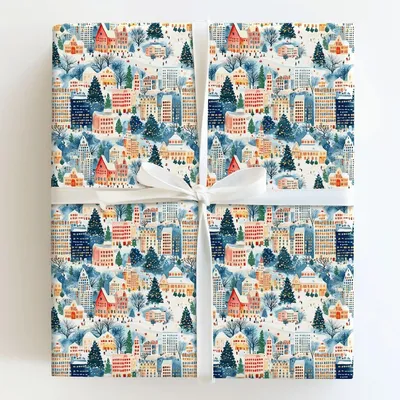 Austin Twinkles - Gift Wrap for Christmas, Holidays Wrapping Paper, Christmas Wrapping Paper