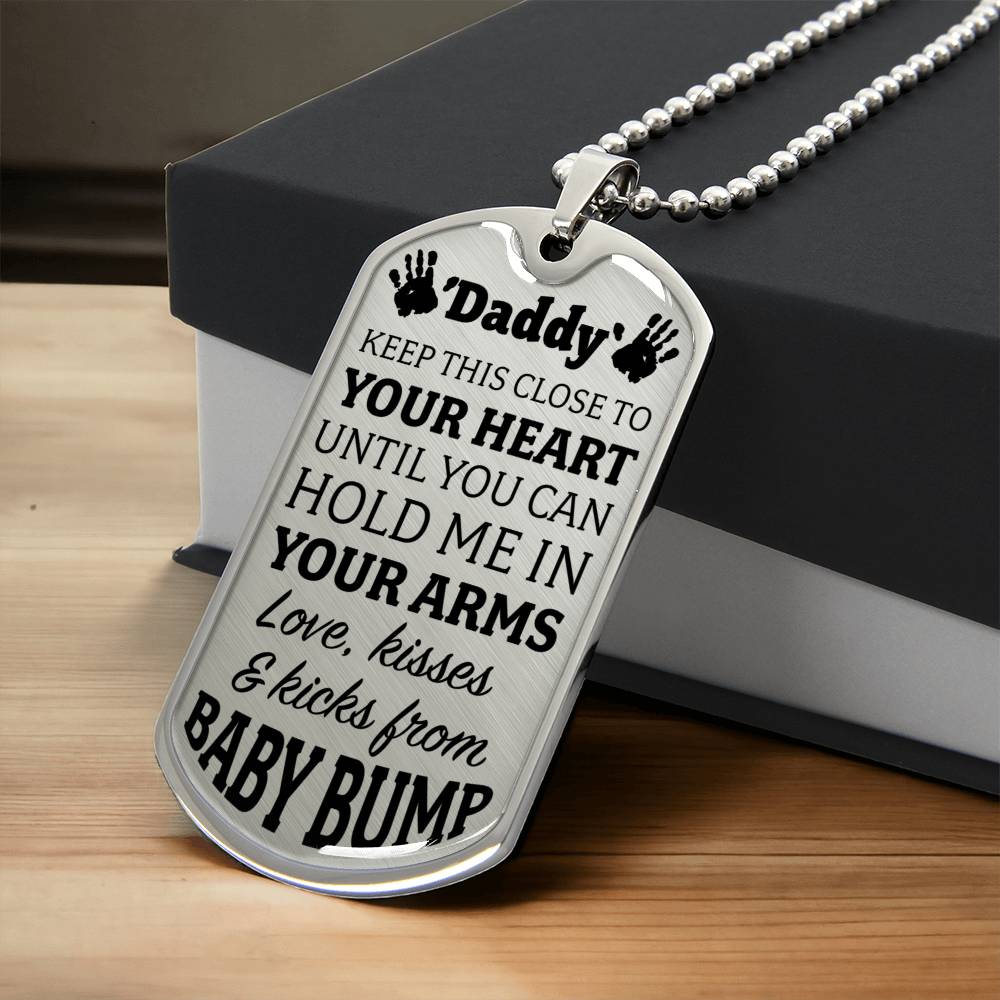 Gift From Bump - Army Tag Necklace, Dog Tag