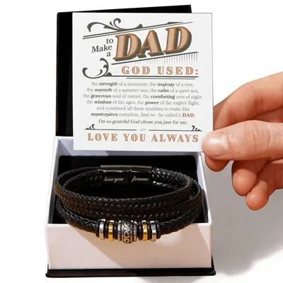 To Make A Dad Forever Love Bracelet - Love You Forever Bracelet