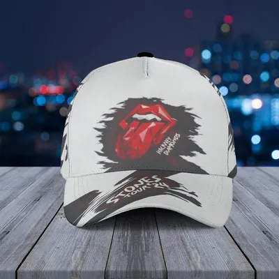 Stones Fan Baseball Cap – Iconic Lips Logo & Tour Graphics For Rock Lovers Baseball Cap