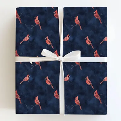 Essential Feather - Gift Wrap for Christmas, Holidays Wrapping Paper, Christmas Wrapping Paper