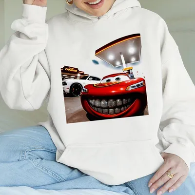 Mcqueen Cars Grillz Graphic Hoodie Funny Movie Hoodie Vintage Y2k Hoodie Gift For Men Women Racing Hip Hop Hoodie Meme Apparel