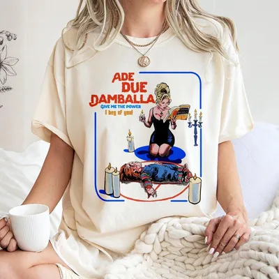 New Collection For Women Horror Movie Character T-Shirt Halloween Retro 90s T-Shirt Ade Due Damballa T-Shirt Horror Movie T-Shirt