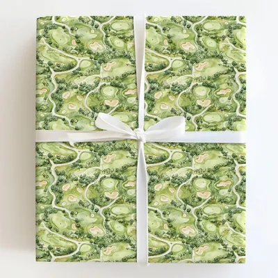 Lagoon Bay Country Club - Gift Wrap for Christmas, Holidays Wrapping Paper, Christmas Wrapping Paper