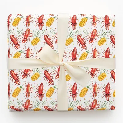Get Your Claws Dirty - Gift Wrap for Christmas, Holidays Wrapping Paper, Christmas Wrapping Paper