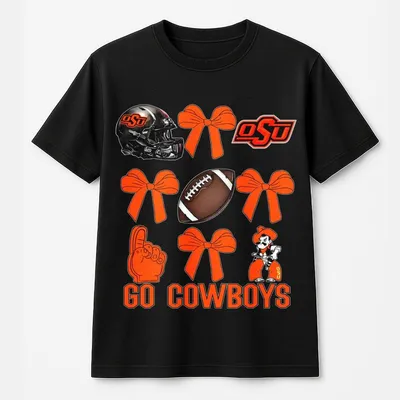 Osu Cowboys Coquette T-Shirt,Soft And Stylish,Retro College Sports T-Shirt,Graphic T-Shirt,Unisex Streetwear Gift For Cowboys Fans