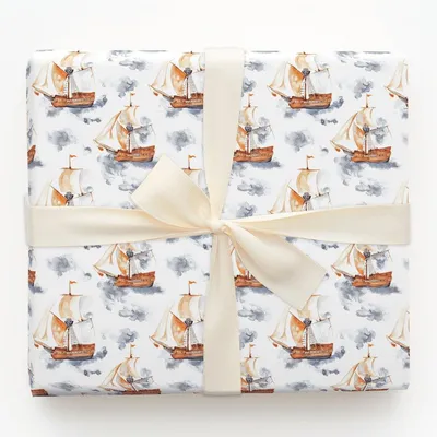 Trouble in the Water - Gift Wrap for Christmas, Holidays Wrapping Paper, Christmas Wrapping Paper
