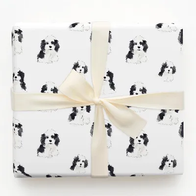 Sheepadoodle - Gift Wrap for Christmas, Holidays Wrapping Paper, Christmas Wrapping Paper