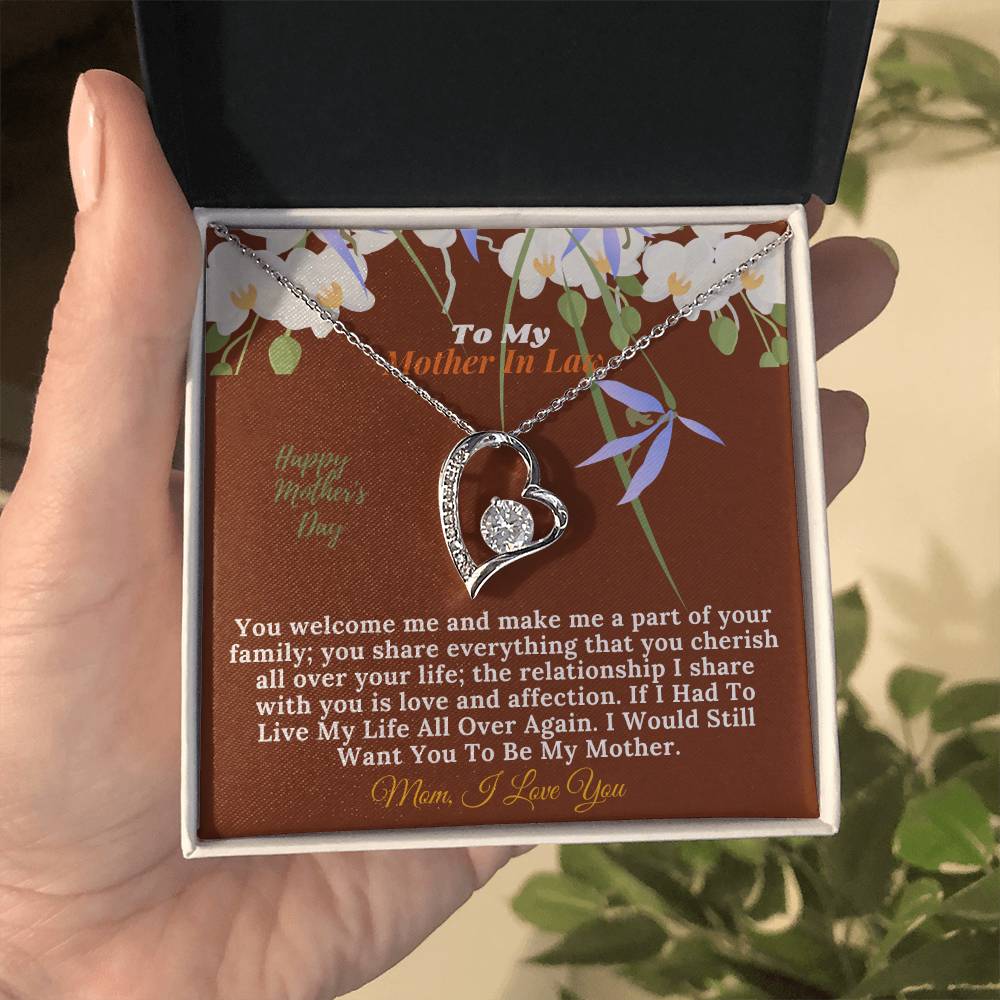 Gift Best For Mother In Law-Happy Mother's Day - Forever Love Necklace