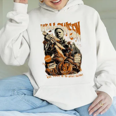 Vintage Michael Myers Halloween Hoodie Michael Myers Hoodie Horror Movies Hoodie Trendy Halloween Hoodie Unisex Gr