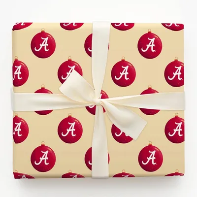 Crimson Ornament - Gift Wrap for Christmas, Holidays Wrapping Paper, Christmas Wrapping Paper
