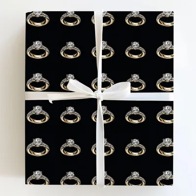 Hidden Halo - Gift Wrap for Christmas, Holidays Wrapping Paper, Christmas Wrapping Paper